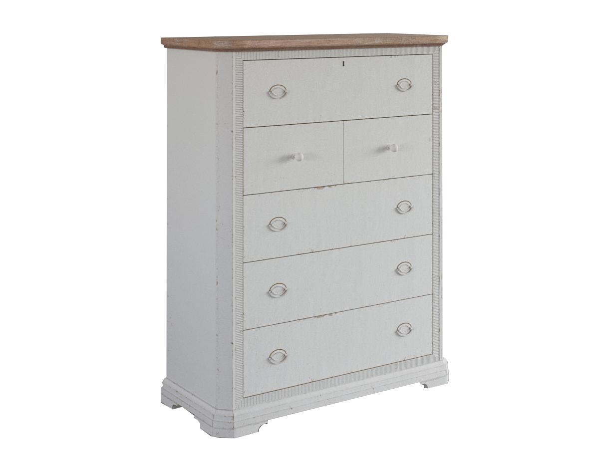 Contemporary, Modern Chest Palisade 273150-2908 in White 