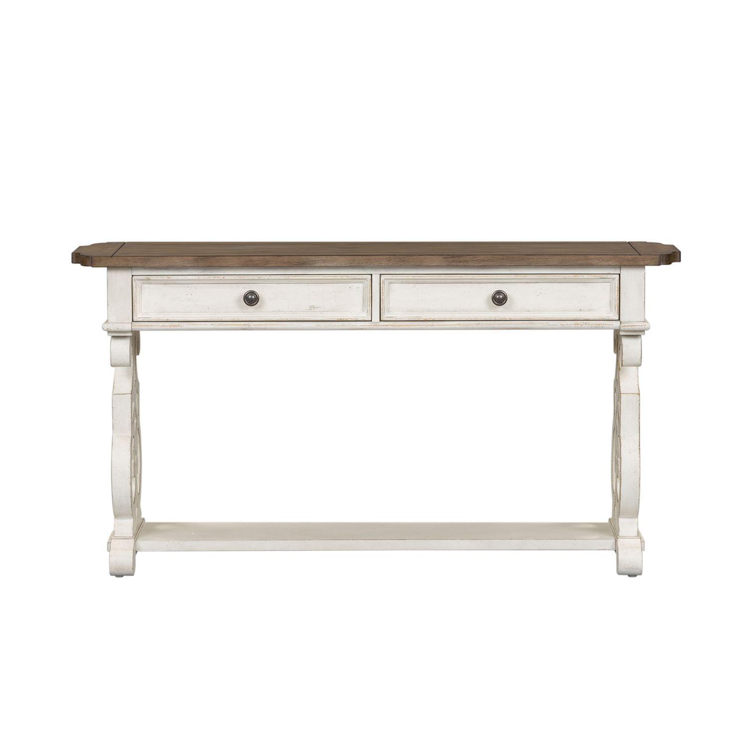 

    
White Wood Console Table Parisian Marketplace (698-OT) Liberty Furniture
