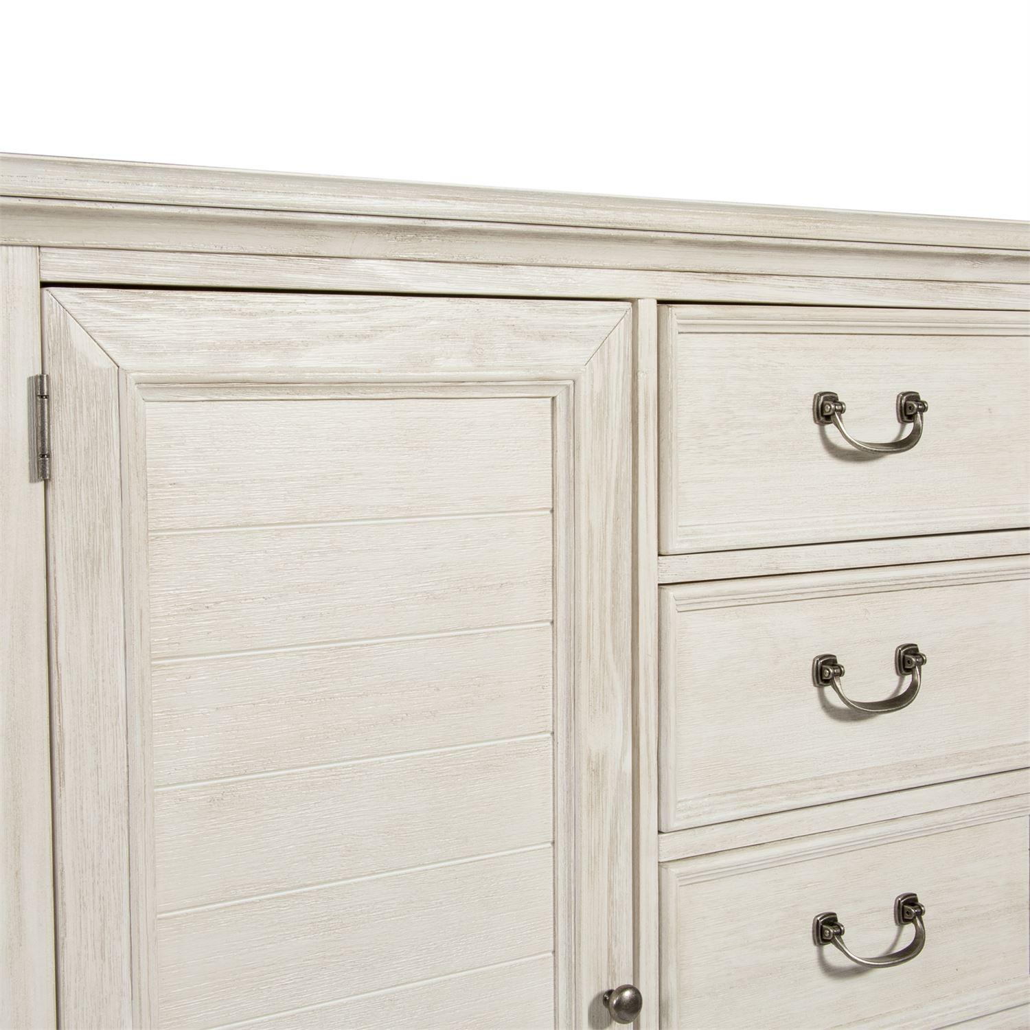 

    
249-BR42 Antique White Finish Gentleman's Chest Bayside (249-BR) Liberty Furniture
