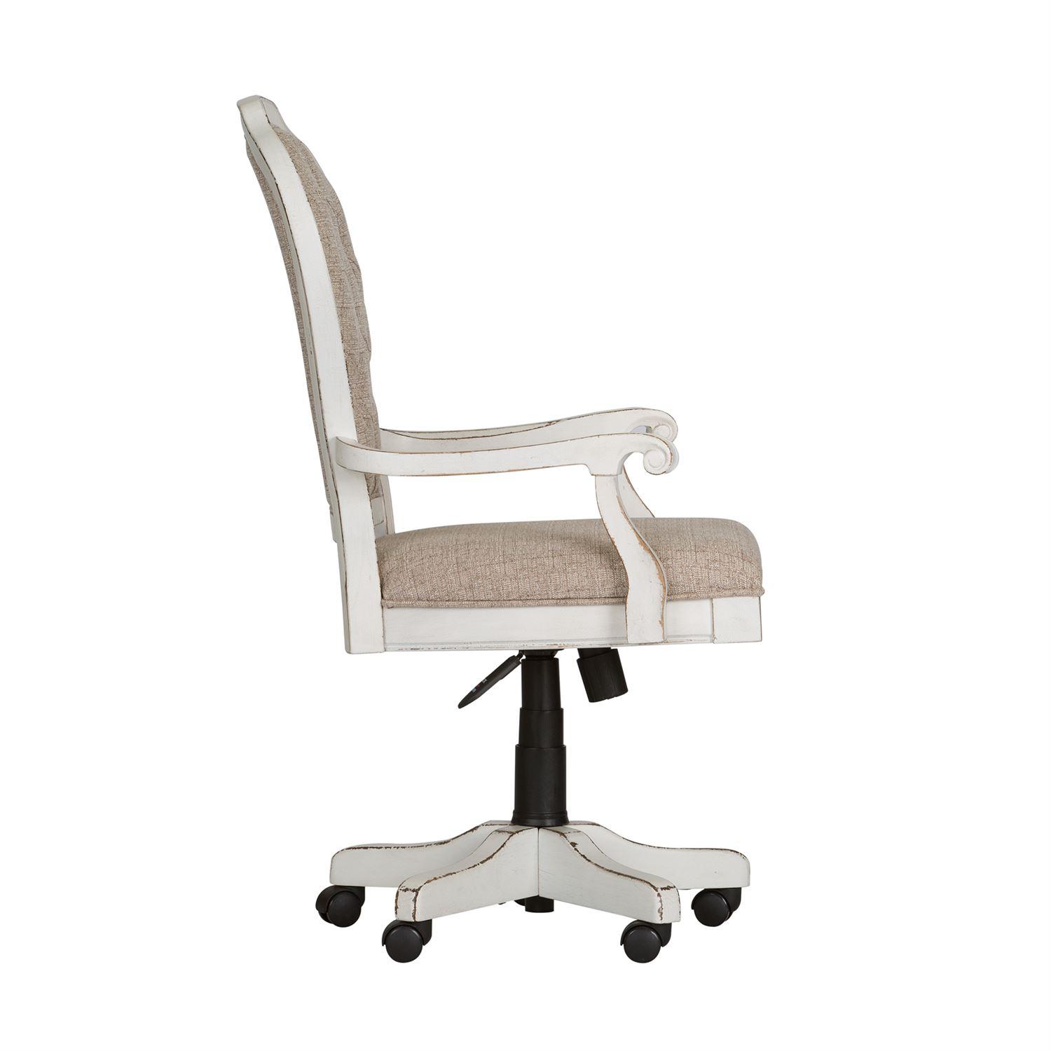

                    
Liberty Furniture Magnolia Manor  (244-HOJ) Home Office Chair Home Office Chair White Chenille Purchase 
