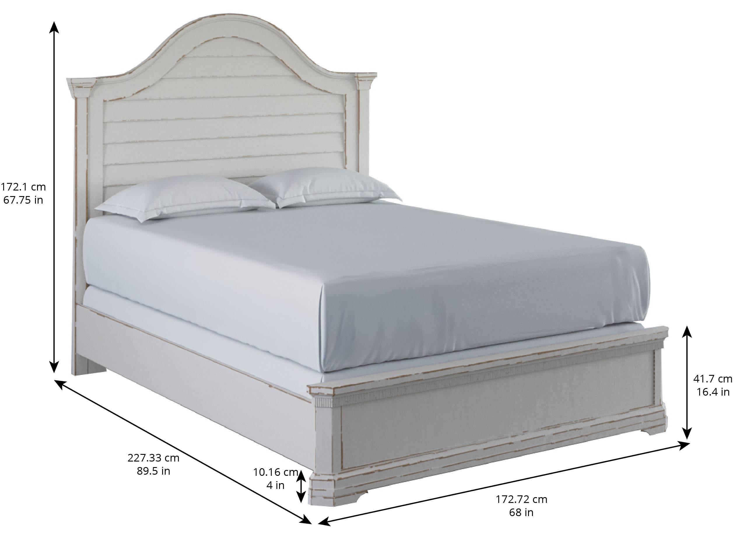 

    
a.r.t. furniture Palisade Panel Bed White 273126-2917
