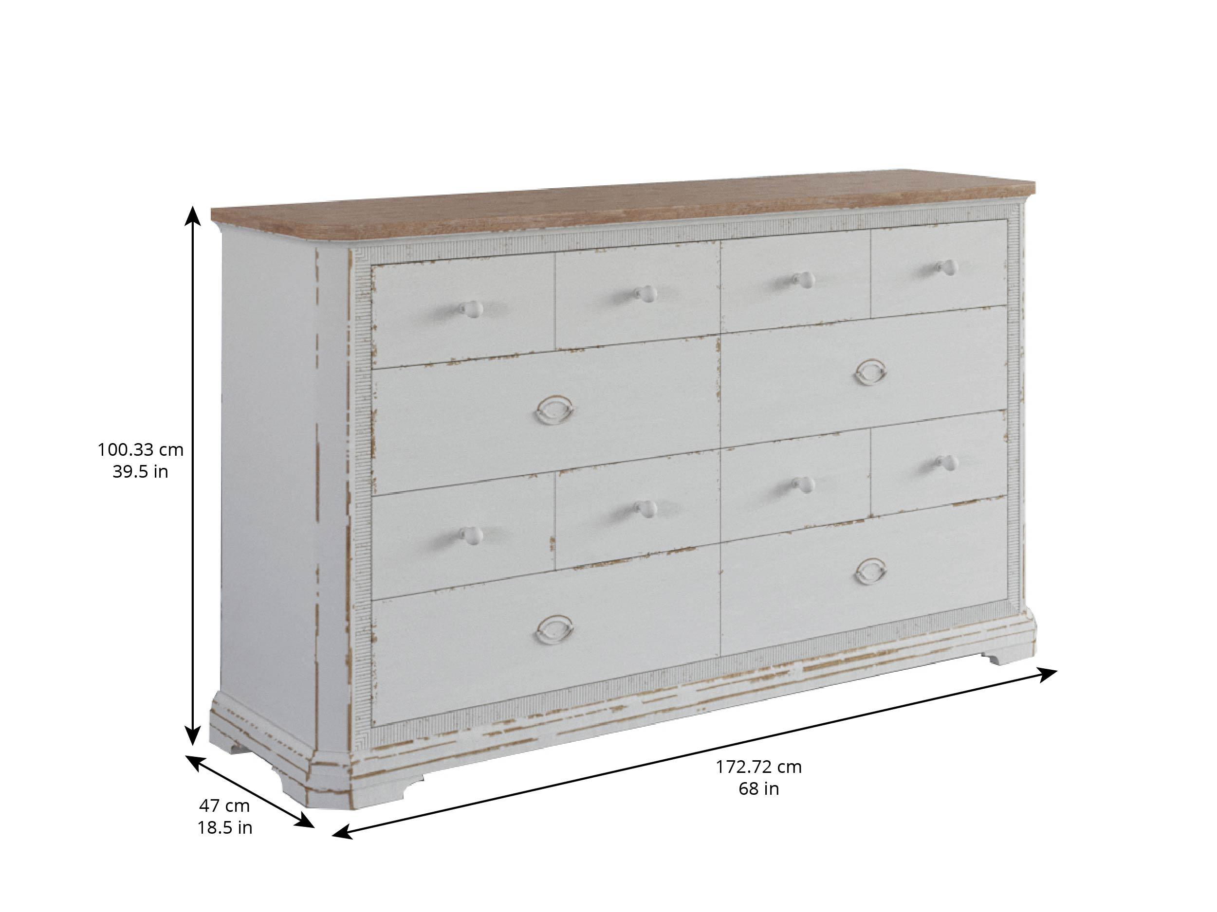 

    
273127-2917-WH-2NDM-5PCS White Wood C. King Size Panel Bedroom Set 5Pcs by A.R.T. Furniture Palisade
