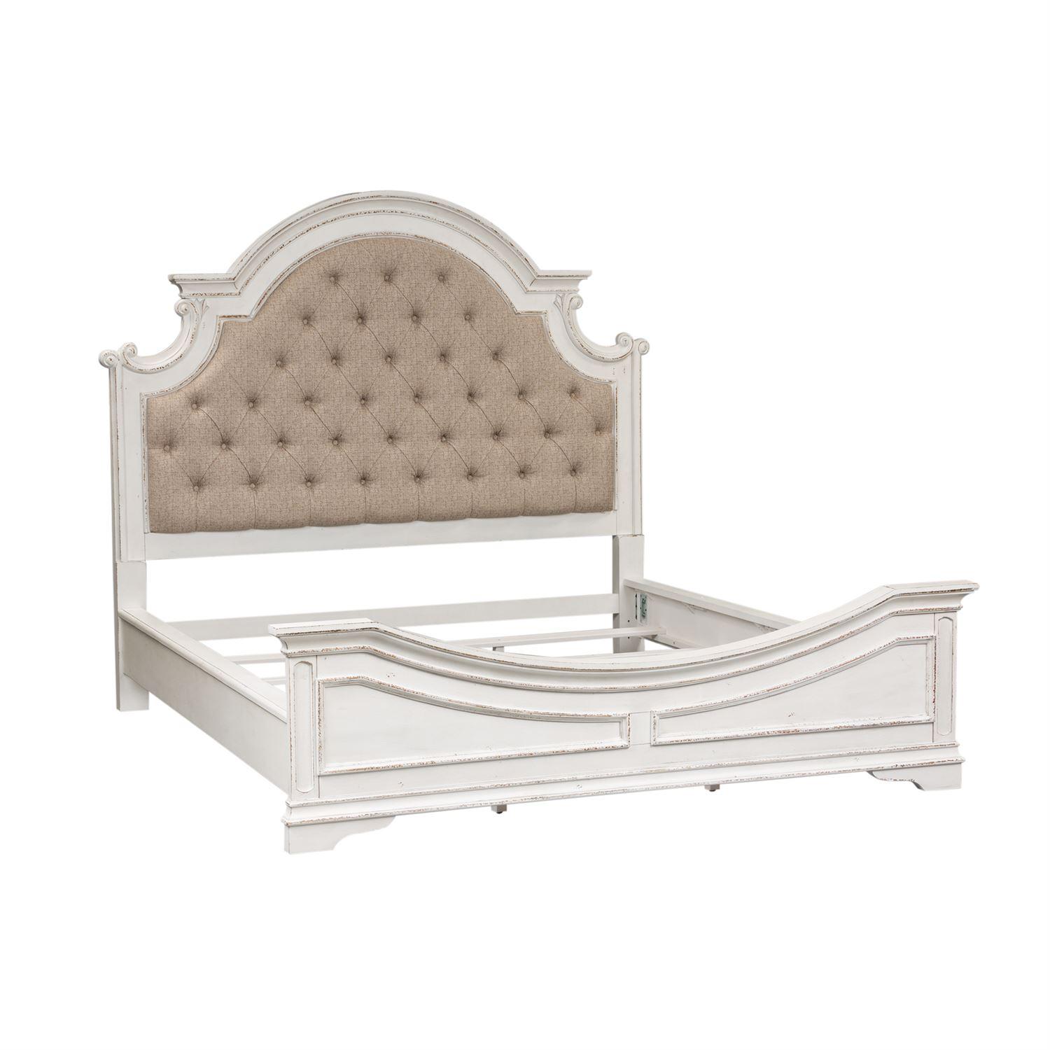 

                    
Liberty Furniture Magnolia Manor  (244-BR) Upholstered Bed Upholstered Bed White Chenille Purchase 
