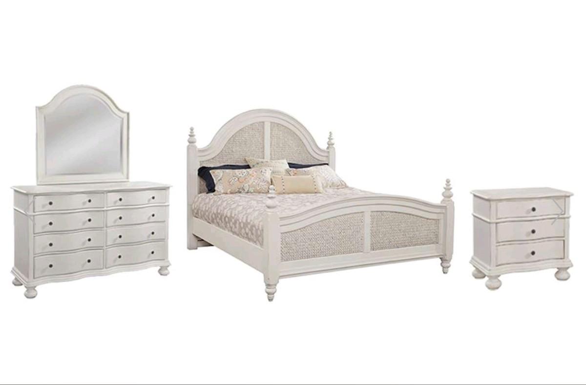 American Woodcrafters Rodanthe 3910-50WOWO Panel Bedroom Set