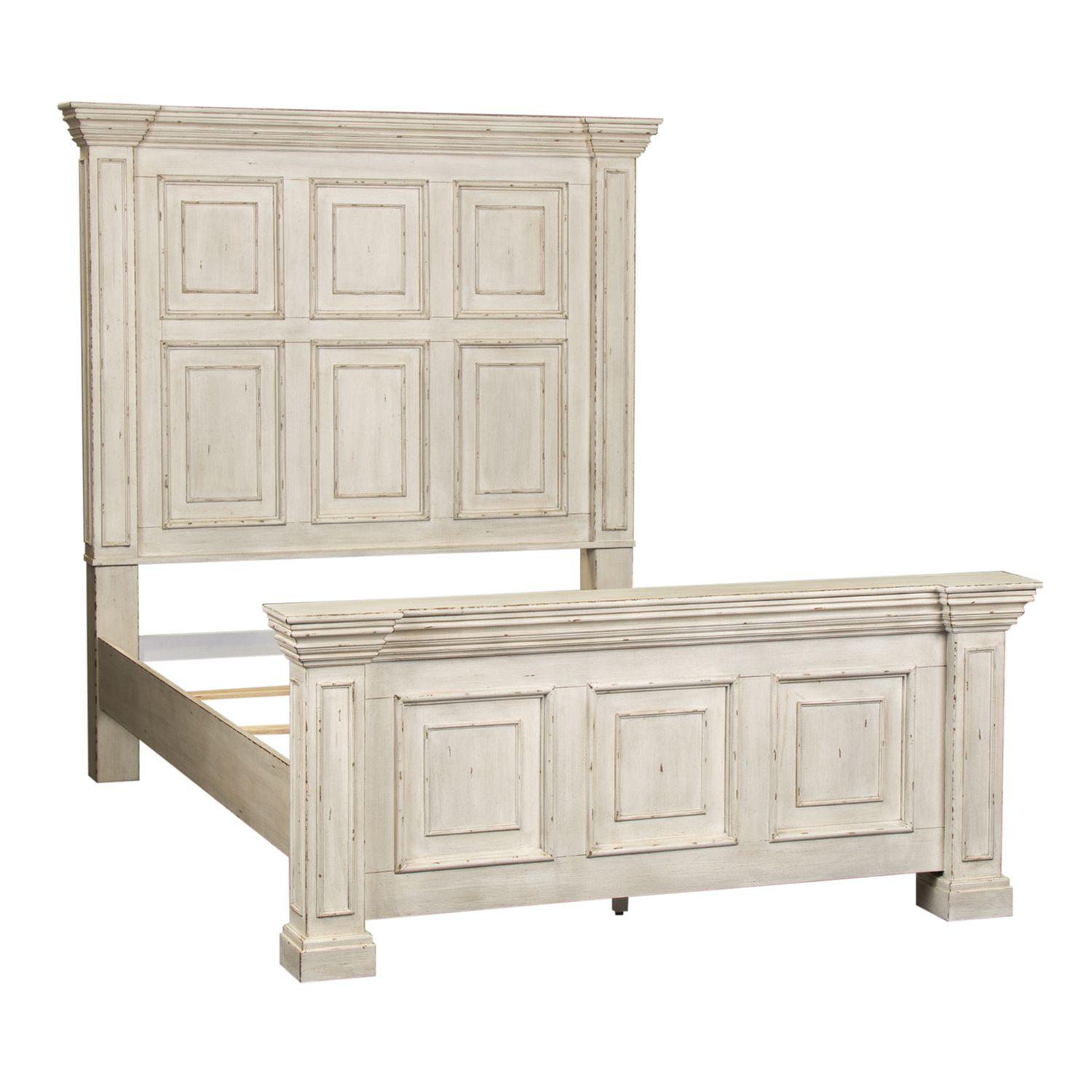

    
Whitestone Finish Cal. King Panel Bed Big Valley (361W-BR) Liberty Furniture
