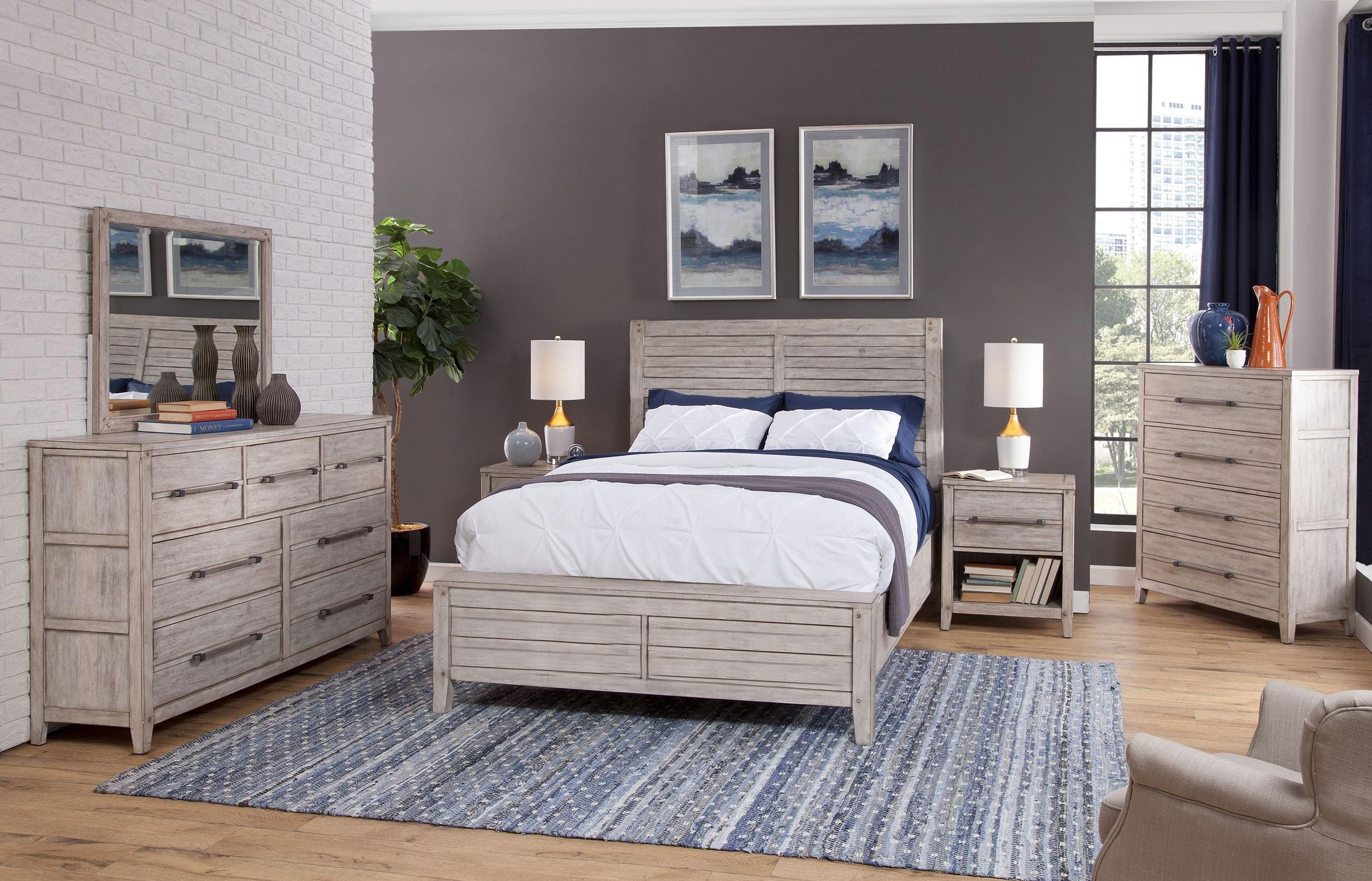 

        
American Woodcrafters AURORA 2810-66PAN Panel Bedroom Set whitewash  811422039062
