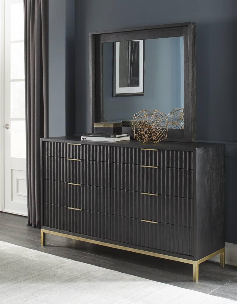 

    
Modus Furniture KENTFIELD Dresser With Mirror Black 8ZU582DR-2PC
