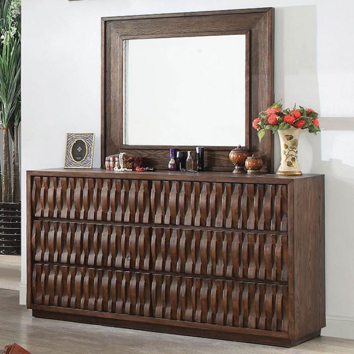 

        
Furniture of America Eutropia Platform Bedroom Set Beige/Brown Fabric 00841403184375
