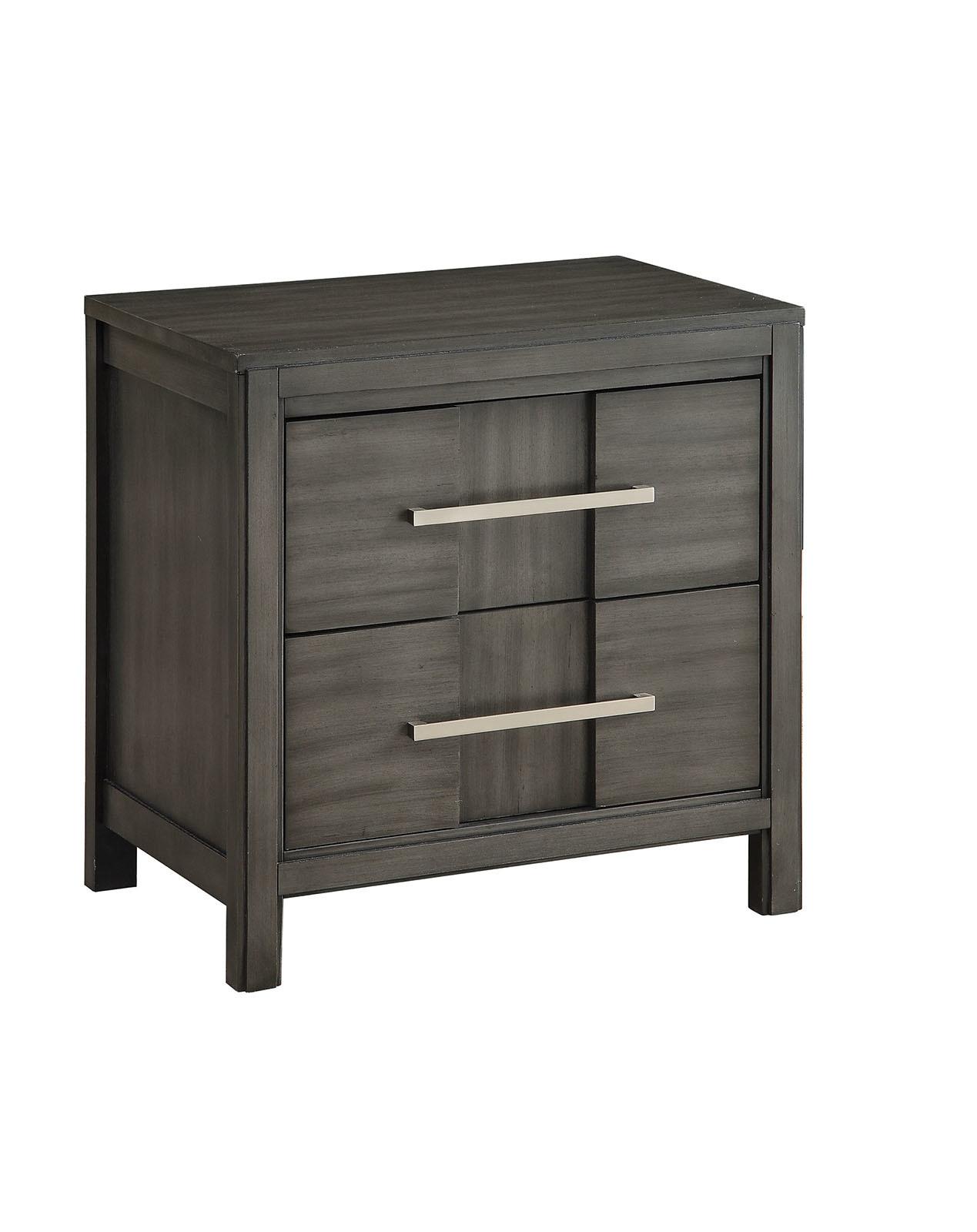 

        
Furniture of America KARLA CM7500GY-EK Storage Bedroom Set Gray Matte 00841403185310
