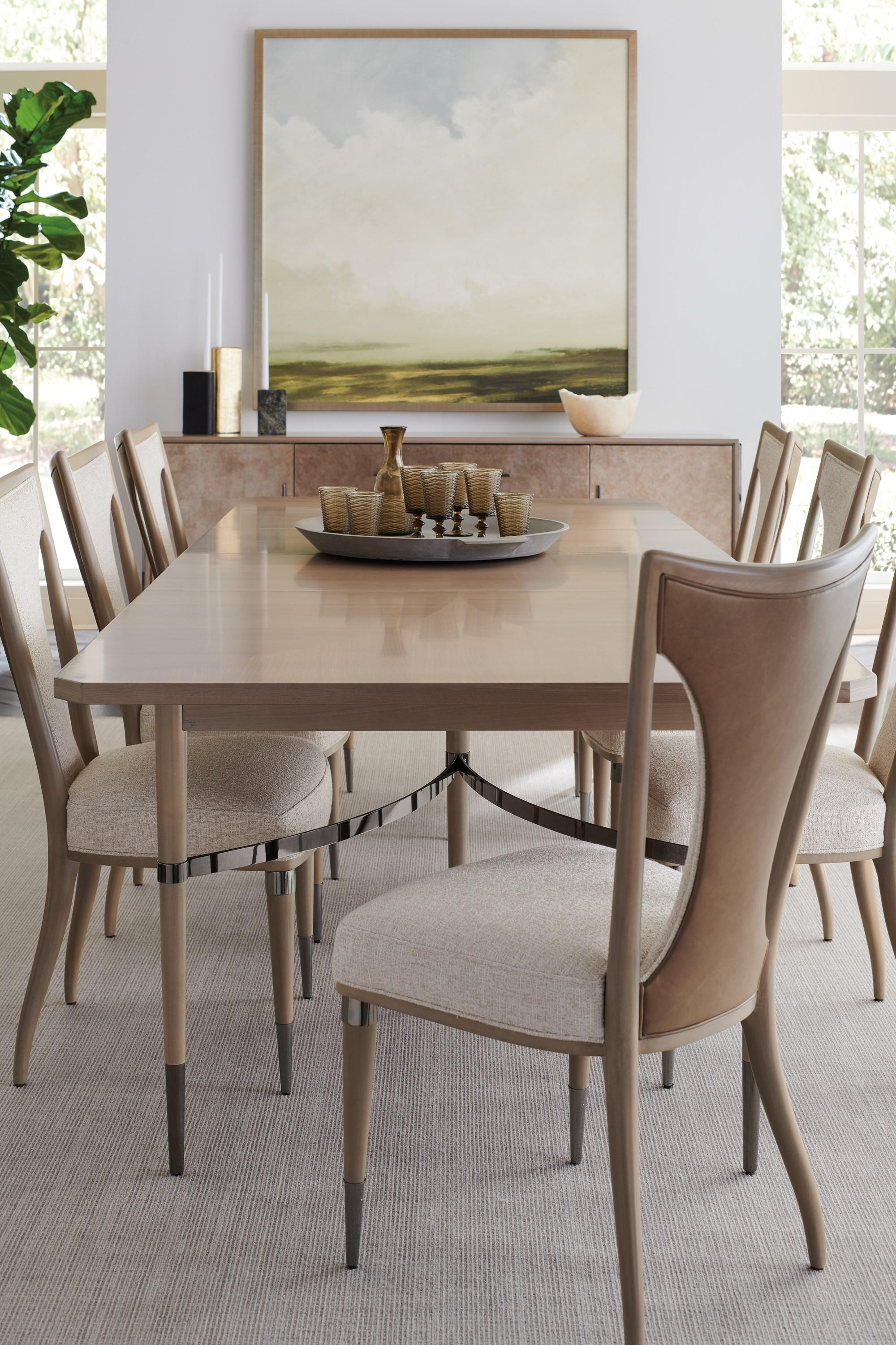 

    
 Shop  Woodland Gray & Deep Bronze Extandable Dining Table HERE TO ACCOMMODATE by Caracole
