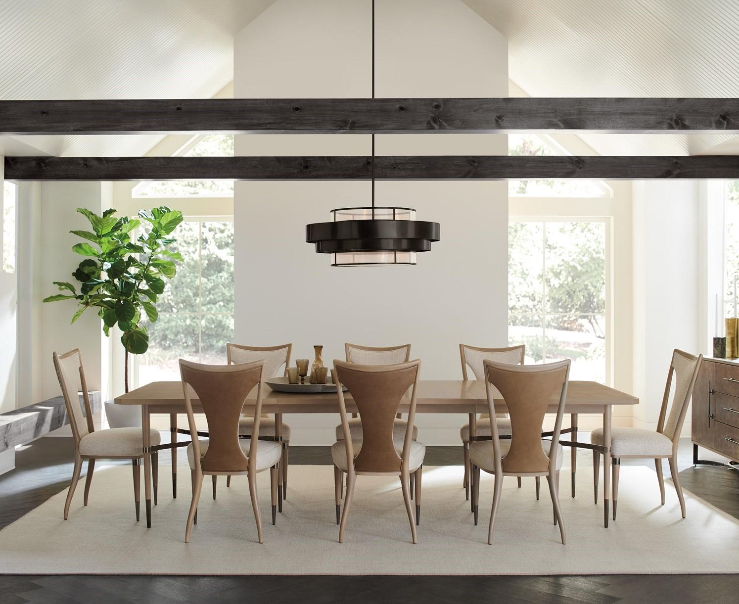 

    
Woodland Gray & Deep Bronze Extandable Dining Table Set 7Pcs HERE TO ACCOMMODATE by Caracole
