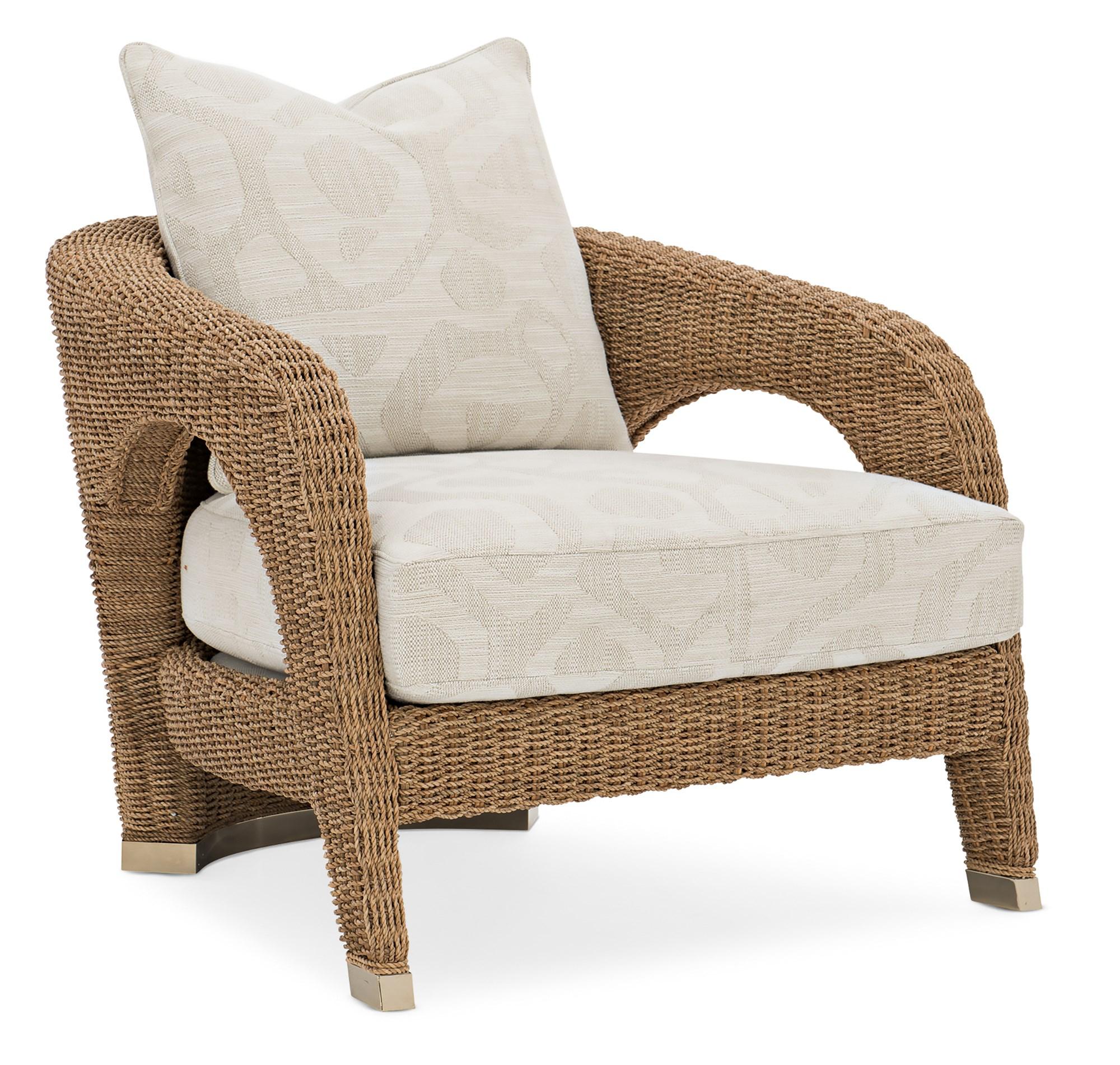 

    
Woven Seating & Neutral Shades Fabric Accent Chair WEAVE ME BE by Caracole
