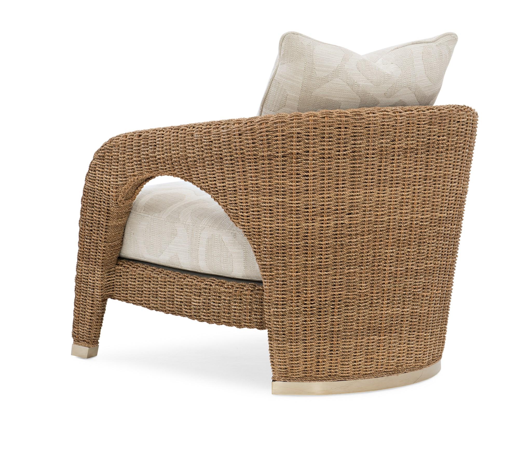 

    
Woven Seating & Neutral Shades Fabric Accent Chair WEAVE ME BE by Caracole
