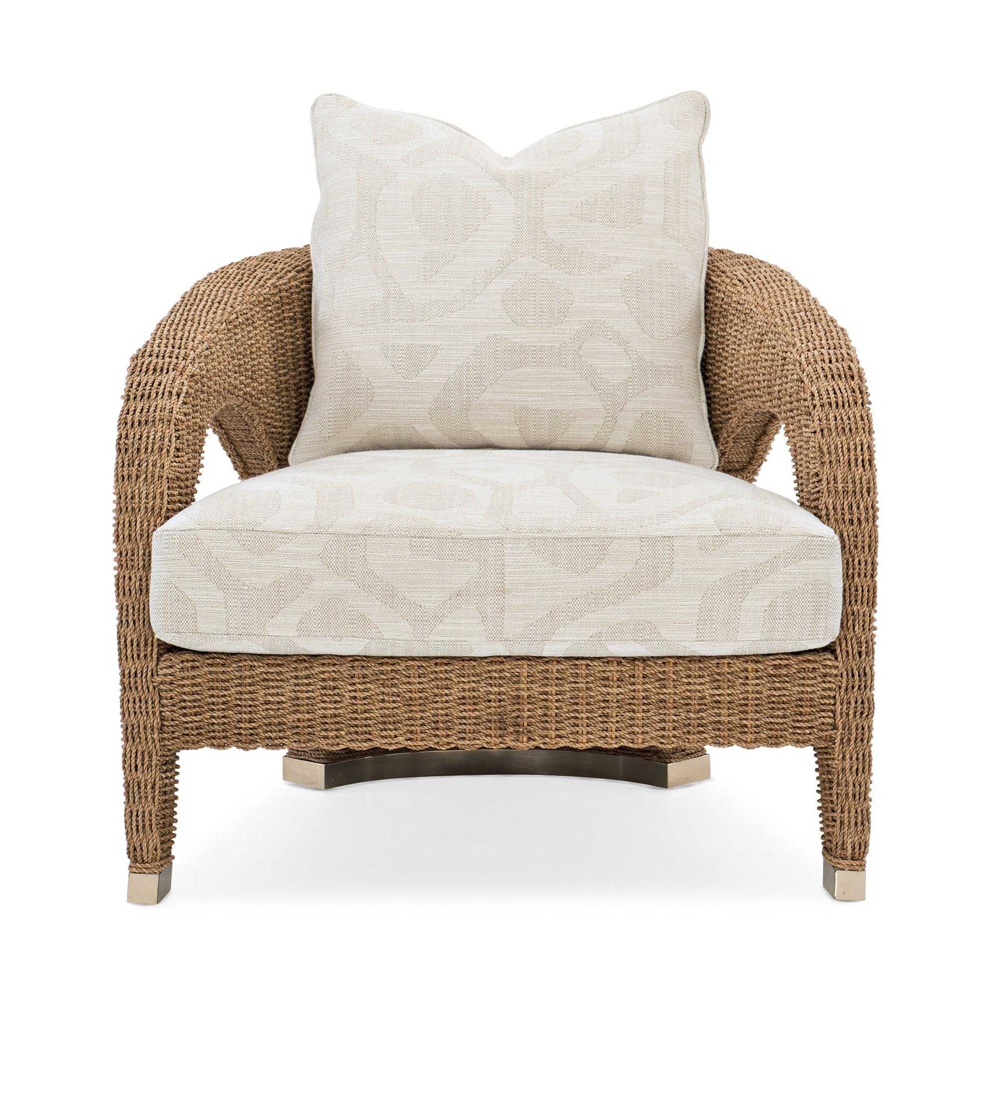 

        
Caracole WEAVE ME BE Accent Chair Natural Fabric 662896031669
