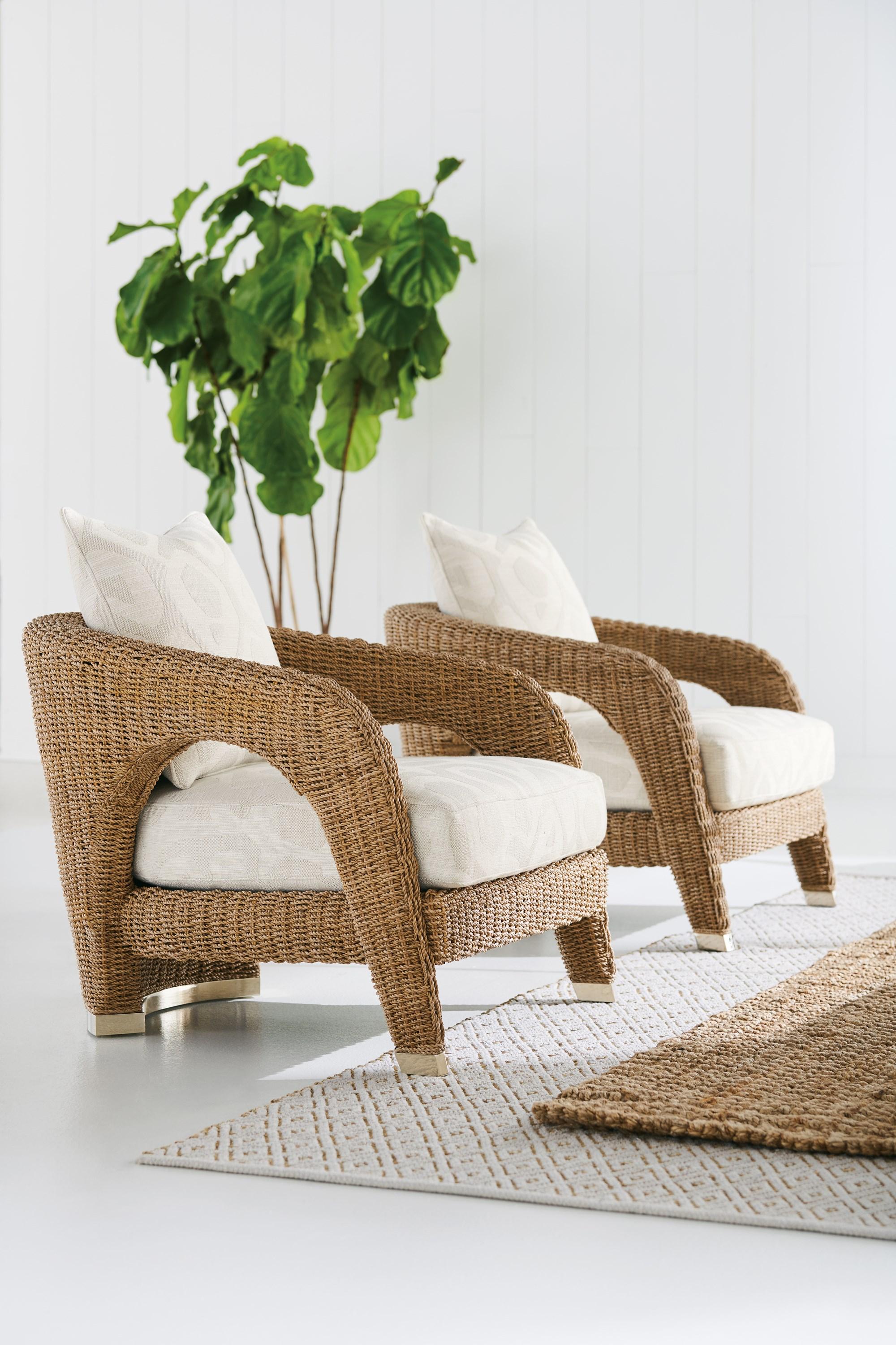 

    
Woven Seating & Neutral Shades Fabric Accent Chairs Set 2Pcs WEAVE ME BE by Caracole
