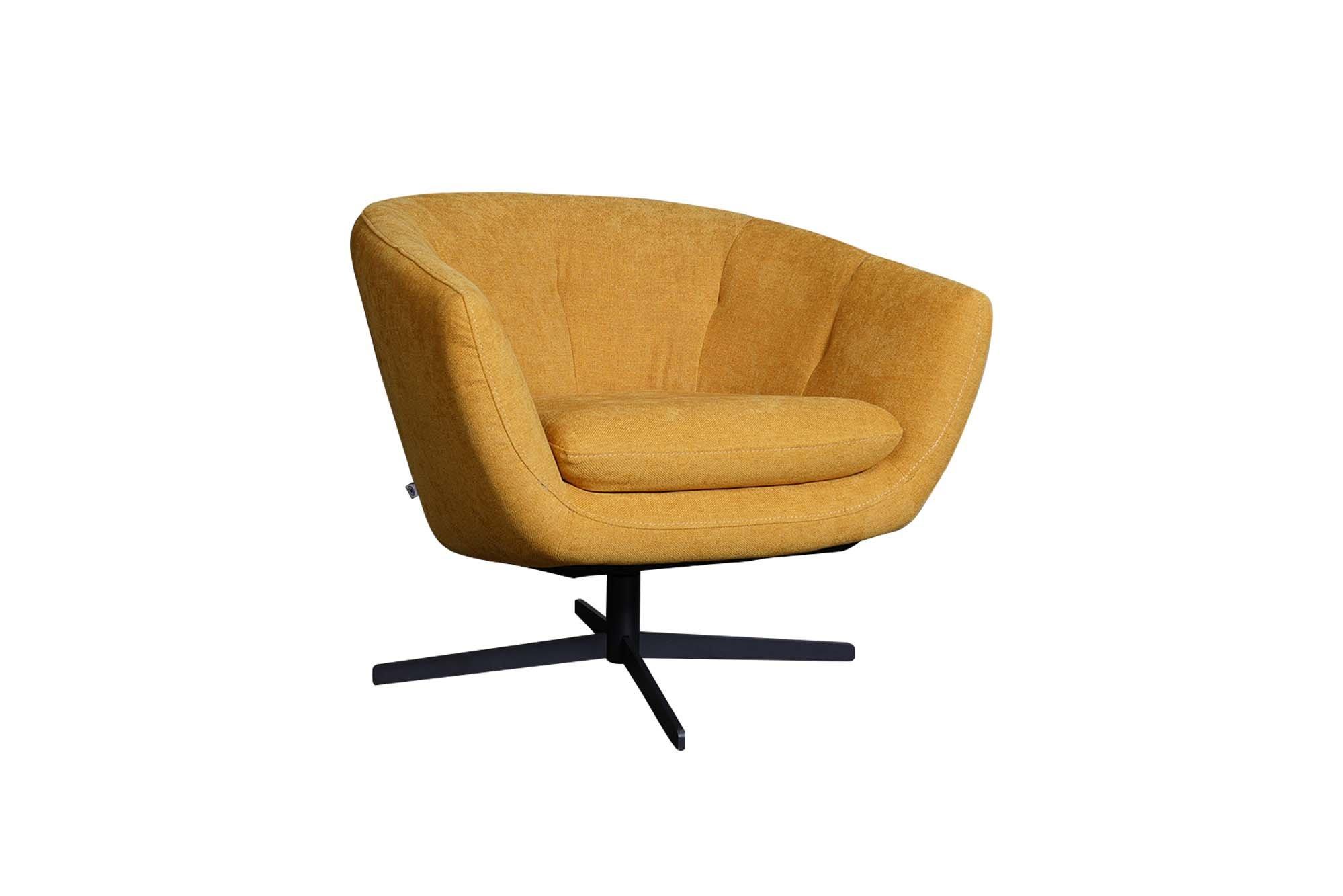 

    
Yellow Fabric Swivel Chair Set 2Pcs 599 Allison Moroni Mid-Century Modern
