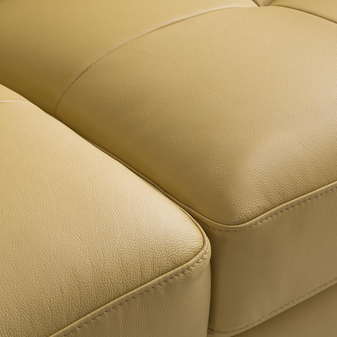 

    
Yellow FULL Italian Leather Sofa EK078-FULL-YO-SF American Eagle Modern
